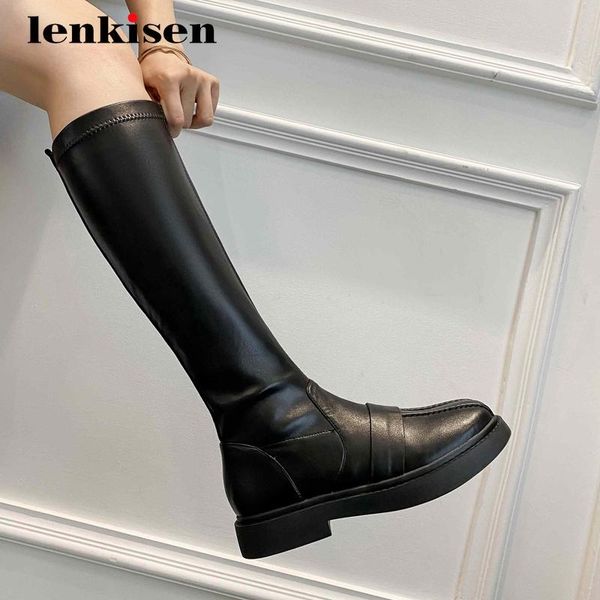 lenkisen limited customization microfiber winter shoes round toe thick low heel zipper convenient young lady knee-high boots l78, Black
lenkisen limited customization microfiber winter shoes round toe thick low heel zipper convenient young lady knee-high boots l78, Black
