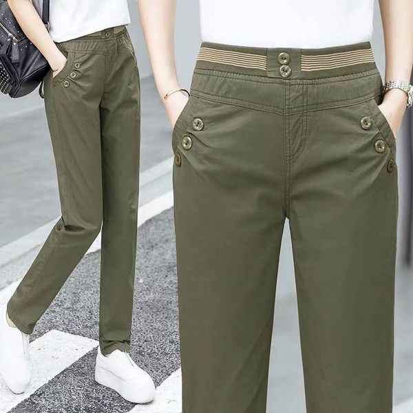 women's pants & capris 2021 arrival spring autumn women patchwork elastic high waist joggers trousers female plus size 5xl button cargo, Black;white
women's pants & capris 2021 arrival spring autumn women patchwork elastic high waist joggers trousers female plus size 5xl button cargo, Black;white