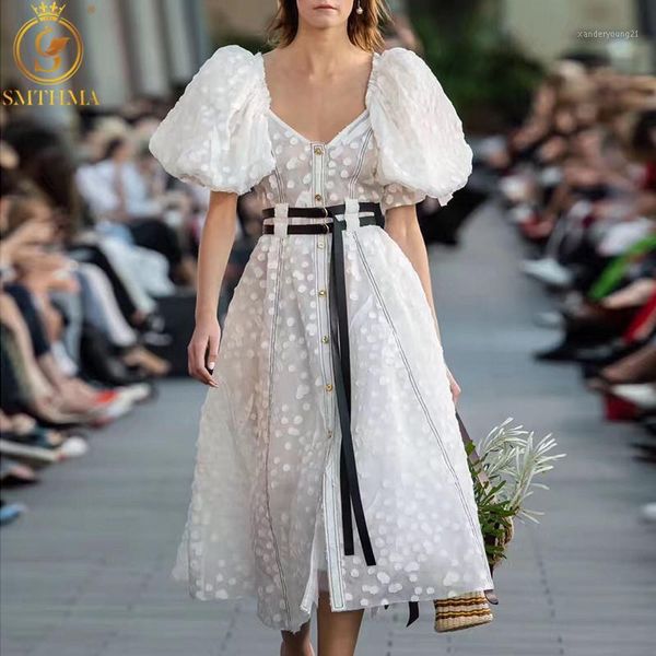 smthma 2020 new fashion women's dot dress v-neck puff sleeve high waist with sashes summer long dresses vestido1, Black;gray
smthma 2020 new fashion women's dot dress v-neck puff sleeve high waist with sashes summer long dresses vestido1, Black;gray