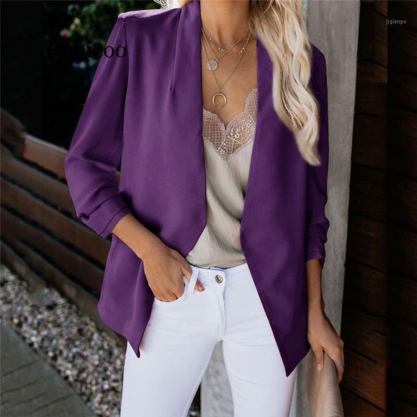 women's suits & blazers women 2021 fall sleeve solid color casual office jacket coat plus size 5xl no button lady pink white black blaz
women's suits & blazers women 2021 fall sleeve solid color casual office jacket coat plus size 5xl no button lady pink white black blaz