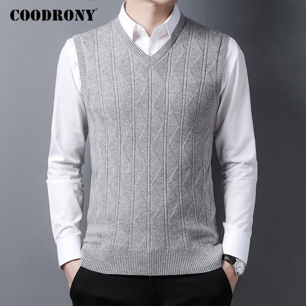coodrony brand sweater men autumn winter soft warm vest men clothes new arrivals casual v-neck sleeveless pull homme c1166 201124, White;black
coodrony brand sweater men autumn winter soft warm vest men clothes new arrivals casual v-neck sleeveless pull homme c1166 201124, White;black