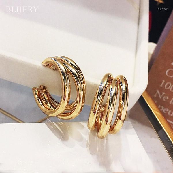 hoop & huggie blijery fashion statement earrings multilayer circle geometric metal for women trendy party jewelry1, Golden;silver
hoop & huggie blijery fashion statement earrings multilayer circle geometric metal for women trendy party jewelry1, Golden;silver