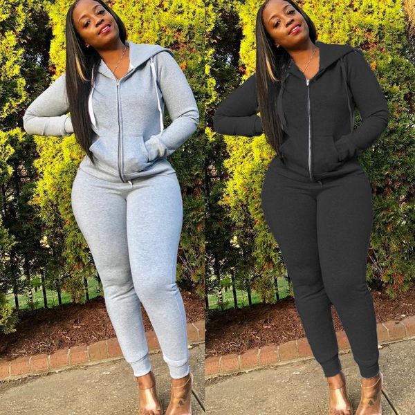 fashion women solid color two piece tracksuit long sleeve zipper hooded hoodies +pants fitness exercise sets sportswear#g4, White;black
fashion women solid color two piece tracksuit long sleeve zipper hooded hoodies +pants fitness exercise sets sportswear#g4, White;black