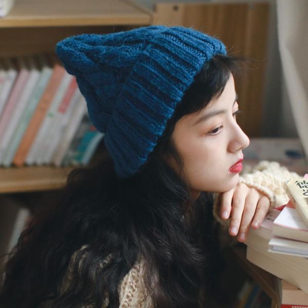 beanie/skull caps hand knit wool beanies hat for autumn and winter fashion korean version lovely thickened warm cover knitted lady, Blue;gray
beanie/skull caps hand knit wool beanies hat for autumn and winter fashion korean version lovely thickened warm cover knitted lady, Blue;gray