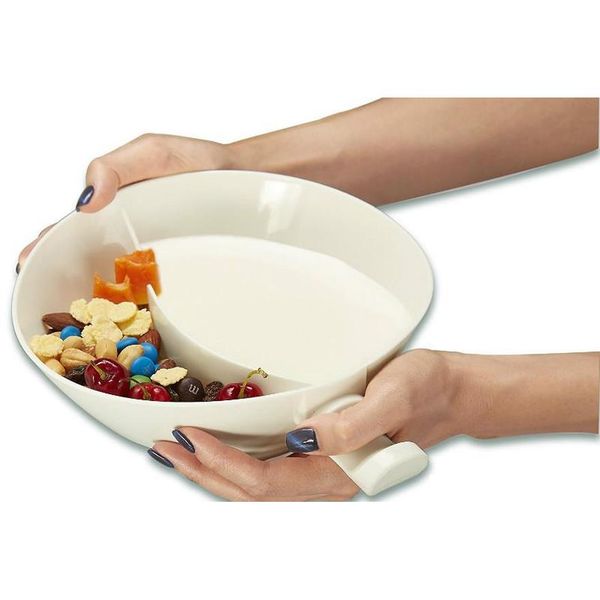 2-in-1 isolation bowl soggy med white anti-soggy snacks cereal bowl with ergonomics sqcdwt dh_seller2010
2-in-1 isolation bowl soggy med white anti-soggy snacks cereal bowl with ergonomics sqcdwt dh_seller2010