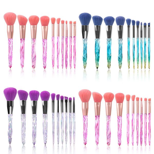 diamond crystal makeup brushes 10pcs set powder brush face and eye brush puff batch brushes foundation brushes beauty tools cosmetics by dhl
diamond crystal makeup brushes 10pcs set powder brush face and eye brush puff batch brushes foundation brushes beauty tools cosmetics by dhl