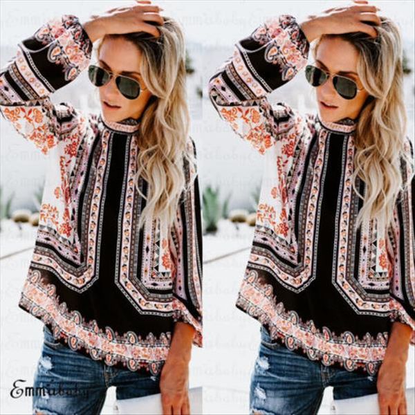 brand new boho женщин дамы цветочные повседневный шаблон этнические рубашки лета женщин сыпучие топ с длинным рукавом блузка рубашки, White
brand new boho женщин дамы цветочные повседневный шаблон этнические рубашки лета женщин сыпучие топ с длинным рукавом блузка рубашки, White