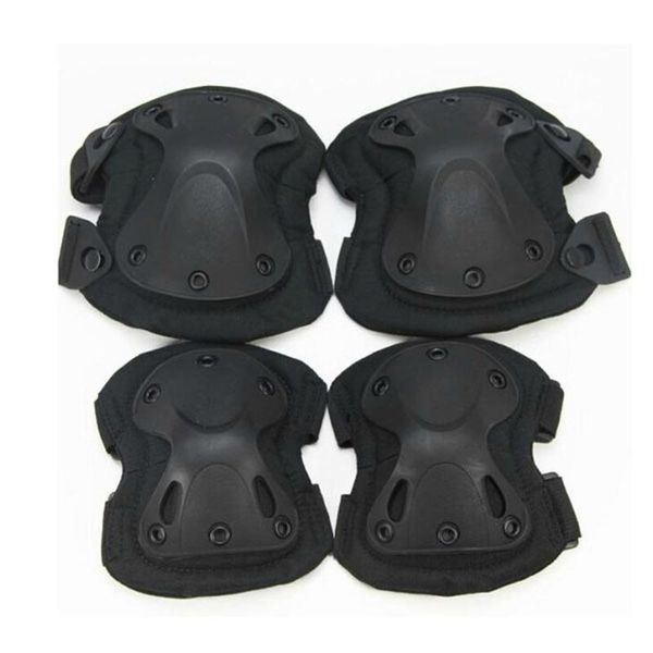 elbow & knee pads a set of 4pcs durable outdoor sports and protective guards protectors (black), Black;gray
elbow & knee pads a set of 4pcs durable outdoor sports and protective guards protectors (black), Black;gray