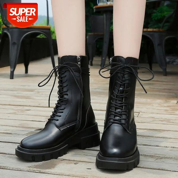lucyever fashion women's ankle boots 2020 autumn winter wedges lace up platform boots woman black white motorcycle botas mujer #ps0i
lucyever fashion women's ankle boots 2020 autumn winter wedges lace up platform boots woman black white motorcycle botas mujer #ps0i