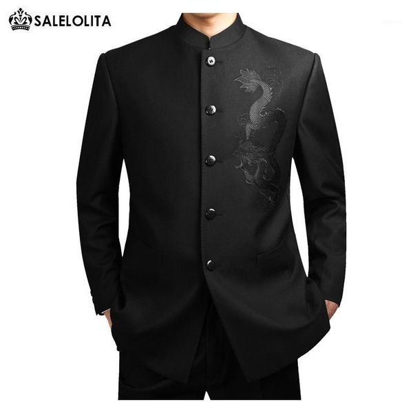 chinese style wedding suits set male black stand collar chinese tunic suit plus size s-3xl1, White;black
chinese style wedding suits set male black stand collar chinese tunic suit plus size s-3xl1, White;black