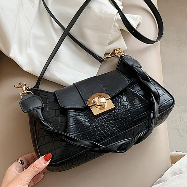 shoulder bags crocodile pattern for women 2021 luxury handbags pu leather fashion lock lady crossbody bag
shoulder bags crocodile pattern for women 2021 luxury handbags pu leather fashion lock lady crossbody bag