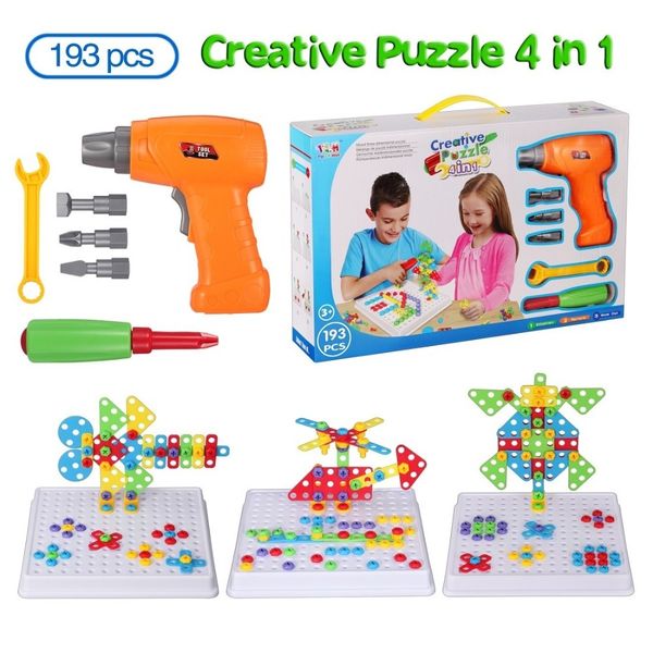 3d construction sets for kids toy drill play creative educational games mosaic design building toys tool set for boy 3 years toy 1019
3d construction sets for kids toy drill play creative educational games mosaic design building toys tool set for boy 3 years toy 1019
