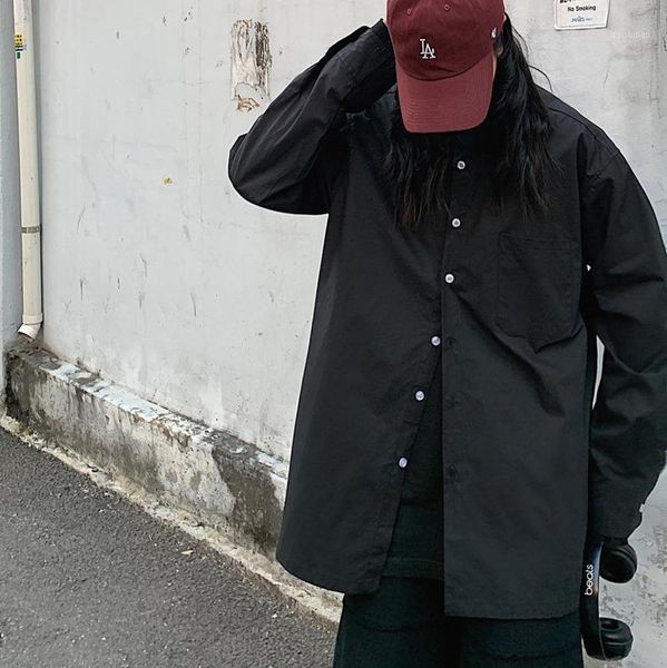 2020 spring and autumn new youth popular japanese pure color long sleeve shirt fashion casual army green / black / white1, White;black
2020 spring and autumn new youth popular japanese pure color long sleeve shirt fashion casual army green / black / white1, White;black