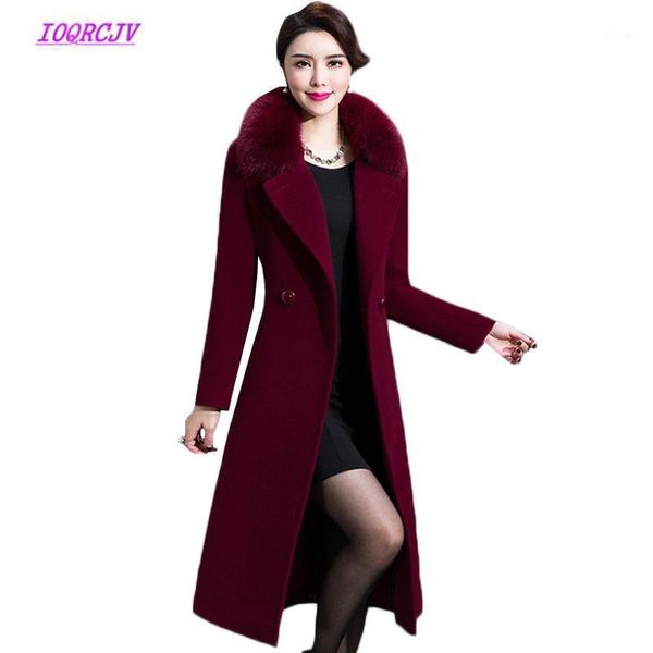 autumn winter woolen coat female middle-aged women's mother fur collar wool woolen plus size 5xl long cashmere jacket w1591, Black
autumn winter woolen coat female middle-aged women's mother fur collar wool woolen plus size 5xl long cashmere jacket w1591, Black
