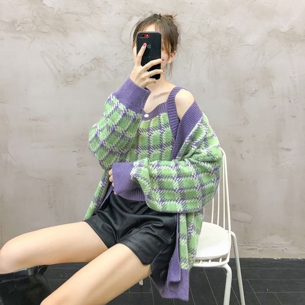 xe7lf fashion temperament temperament knitting cardigan two piece set 2020 new style women's slingautumn suit fashion goddess car knitt, White;black
xe7lf fashion temperament temperament knitting cardigan two piece set 2020 new style women's slingautumn suit fashion goddess car knitt, White;black