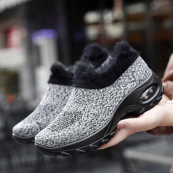 boots winter plush velvet thicken women warm wedges ankle fur ladies snow botas mujer size 35-42 2021, Black
boots winter plush velvet thicken women warm wedges ankle fur ladies snow botas mujer size 35-42 2021, Black