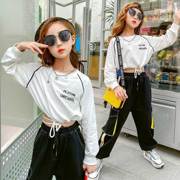 spring autumn streetwear children girls clothes cotton white letter sweatshirt waist cross-strap hip hop kids girls sweater1, Black
spring autumn streetwear children girls clothes cotton white letter sweatshirt waist cross-strap hip hop kids girls sweater1, Black