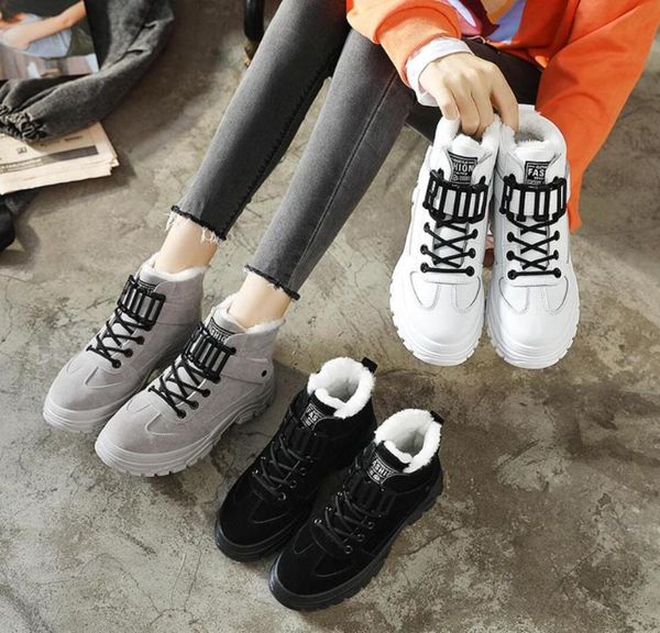 2020 women warming boots lace outdoor winter plush casual shoes wear female snow boots footwear zapotos mujer warm sneakers, Black
2020 women warming boots lace outdoor winter plush casual shoes wear female snow boots footwear zapotos mujer warm sneakers, Black