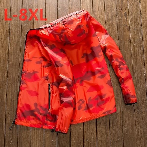men's jackets 8xl 7xl men jacket spring autumn hooded casual sunscreen out door waterproof windbreaker thin coat outerwear, Black;brown
men's jackets 8xl 7xl men jacket spring autumn hooded casual sunscreen out door waterproof windbreaker thin coat outerwear, Black;brown
