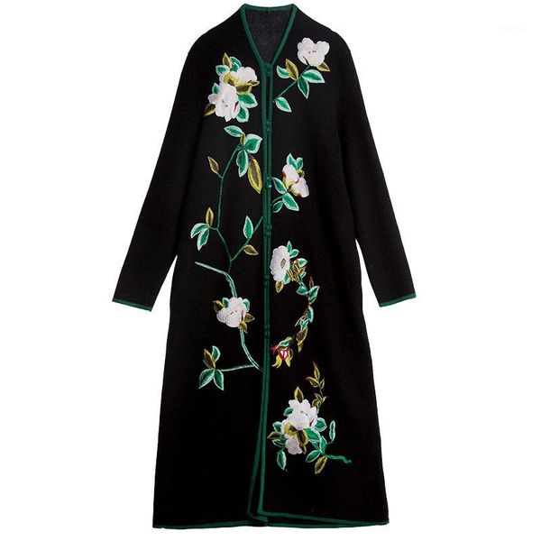 high-end autumn winter trench coats for women vintage wool embroidery floral open stitch mink cashmere outerwear female m-xxl1, Black
high-end autumn winter trench coats for women vintage wool embroidery floral open stitch mink cashmere outerwear female m-xxl1, Black