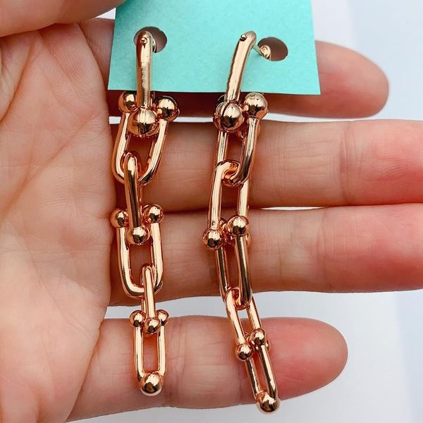luxury original brand 925 sterling silver 6 knob u-shaped earring women logo personality high-end jewelry valentines gift, Golden;silver
luxury original brand 925 sterling silver 6 knob u-shaped earring women logo personality high-end jewelry valentines gift, Golden;silver