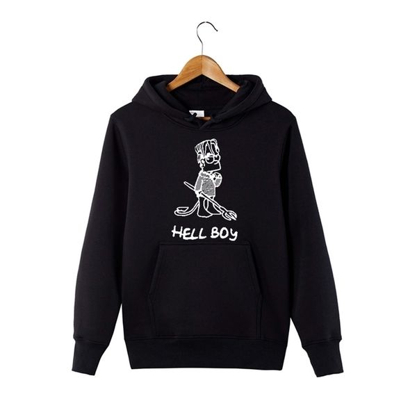 lil peep hellboy hoodie lil peep hoodie sweatershirt hellboy hoodie 201020, Black