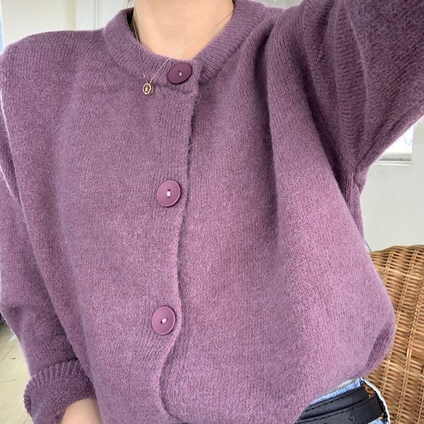 2021 New Morandi Cor Coreano Em Torno Do Pescoo Solto Malha Cardigan Aconchegante Camisola Fina Roxo Outwear Ropa Invierno Mujer KBIM, White;black
2021 New Morandi Cor Coreano Em Torno Do Pescoo Solto Malha Cardigan Aconchegante Camisola Fina Roxo Outwear Ropa Invierno Mujer KBIM, White;black