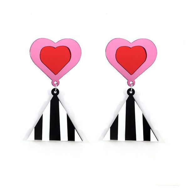 2021 New Cool Acrylic Mirror Heart Earrings for Women Funny Girls Pendants Triangle Earring Trendy Grunge Aesthetic Edgy Jewelry, Silver
2021 New Cool Acrylic Mirror Heart Earrings for Women Funny Girls Pendants Triangle Earring Trendy Grunge Aesthetic Edgy Jewelry, Silver