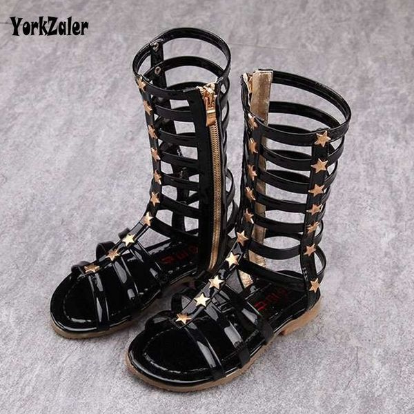 summer 3 colors baby girl cut-outs hollow roman sandals children knee boots gladiator kid flat glitter star zipper pu shoes y200619, Black;red
summer 3 colors baby girl cut-outs hollow roman sandals children knee boots gladiator kid flat glitter star zipper pu shoes y200619, Black;red