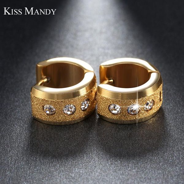 kiss mandy women hoop earrings trendy high polished gold-color 3 colors with scrub earrings fashion jewelry fe01, Golden;silver
kiss mandy women hoop earrings trendy high polished gold-color 3 colors with scrub earrings fashion jewelry fe01, Golden;silver