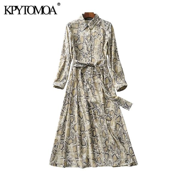 kpytomoa women chic fashion snake print bow tie sashes maxi shirt dress vintage long sleeve animal pattern female dresses mujer y200805, Black;pink
kpytomoa women chic fashion snake print bow tie sashes maxi shirt dress vintage long sleeve animal pattern female dresses mujer y200805, Black;pink