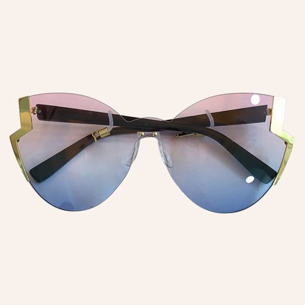 rimless butterfly sunglasses women fashion brand 2021 shades uv400 vintage sun glasses with chain, White;black
rimless butterfly sunglasses women fashion brand 2021 shades uv400 vintage sun glasses with chain, White;black