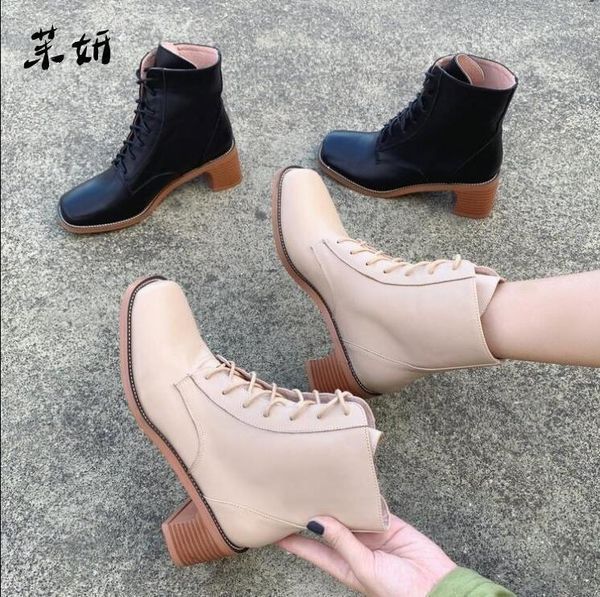 ankle boots women shoes woman boots fashion square heel square toe pu booties 2020 autumn new comfortable x4001, Black
ankle boots women shoes woman boots fashion square heel square toe pu booties 2020 autumn new comfortable x4001, Black