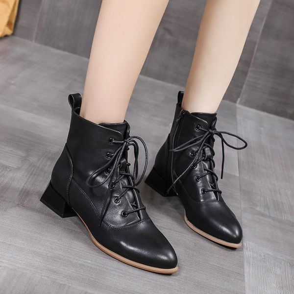 women leather knight boots low heels black winter shoes ladies handmade genuine leather women ankle boots martins100 brand shoes
women leather knight boots low heels black winter shoes ladies handmade genuine leather women ankle boots martins100 brand shoes