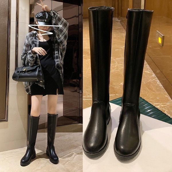 shoes boots women new 2020 round toe zipper booties ladies thigh high heels high med rubber over-the-knee autumn, Black
shoes boots women new 2020 round toe zipper booties ladies thigh high heels high med rubber over-the-knee autumn, Black