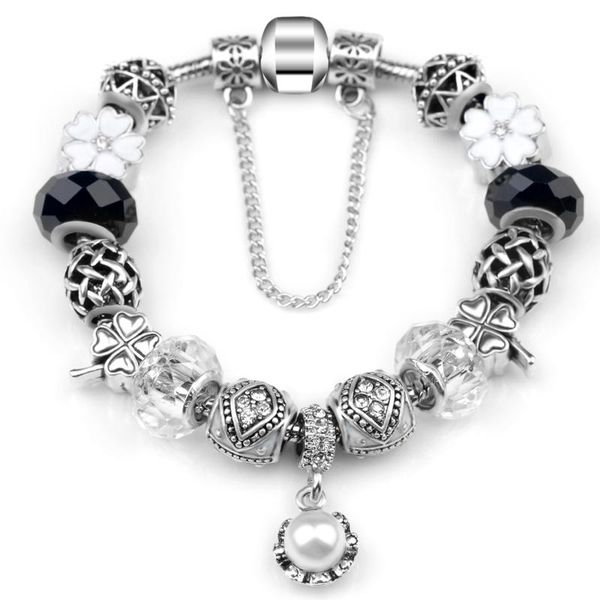 2020 european crystal charm bracelets for women with diy glass beads fit pa bracelets & bangles pulseras diy jewelry, Black
2020 european crystal charm bracelets for women with diy glass beads fit pa bracelets & bangles pulseras diy jewelry, Black