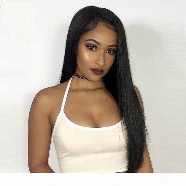 silky straight 13x4 lace front human hair wigs full lace wig 100% unprocessed brazilian indian virgin straight human hair for black women, Black;brown
silky straight 13x4 lace front human hair wigs full lace wig 100% unprocessed brazilian indian virgin straight human hair for black women, Black;brown