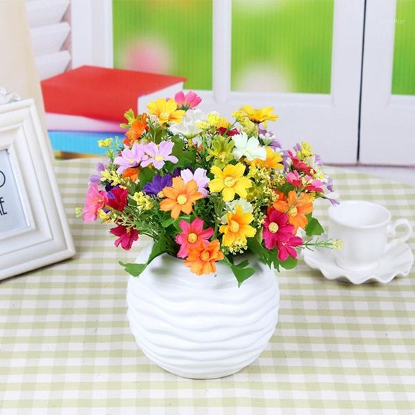 decorative flowers & wreaths artificial silk flower bunch rose set table pot wedding home party1
decorative flowers & wreaths artificial silk flower bunch rose set table pot wedding home party1