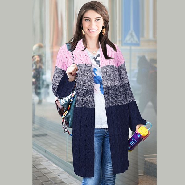 women colorful striped cardigan sweaters casual long sleeve v neck slim fit sweater ladies autumn clothes, White;black
women colorful striped cardigan sweaters casual long sleeve v neck slim fit sweater ladies autumn clothes, White;black