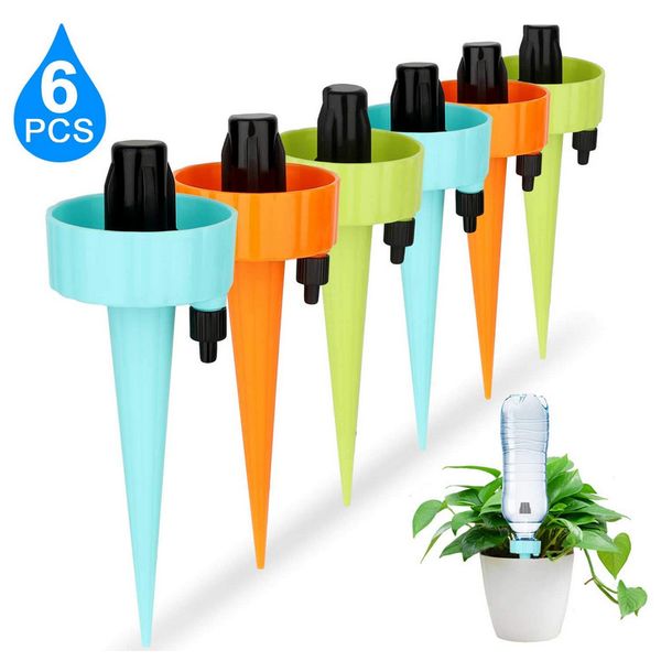 automatic watering device with slow release control valve switch plant waterer self spikes irrigation system plant watering spikes 6pcs/set
automatic watering device with slow release control valve switch plant waterer self spikes irrigation system plant watering spikes 6pcs/set