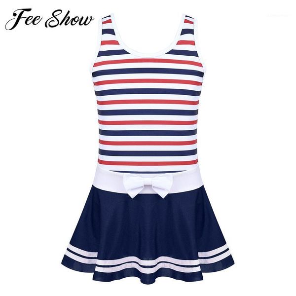 teen girls one-piece striped bow splice swimming costume swim dress1, Red;yellow
teen girls one-piece striped bow splice swimming costume swim dress1, Red;yellow