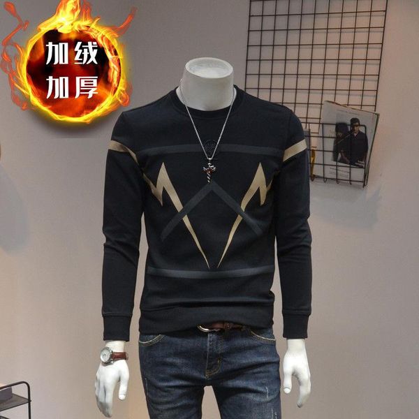 men's sweaters cozok 2021 winter sweater plus velvet thick round neck fashion pullover long-sleeved casual warm knitted men, White;black
men's sweaters cozok 2021 winter sweater plus velvet thick round neck fashion pullover long-sleeved casual warm knitted men, White;black