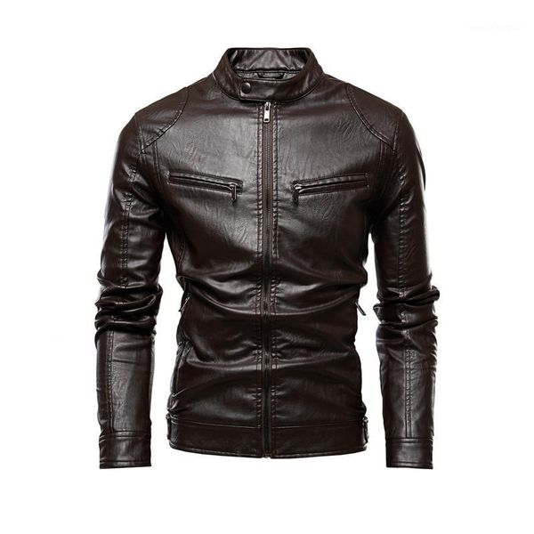 men's fur & faux men autumn motorcycle causal leather jacket coat mens outfit fashion biker zipper pu jackets man slim collar overcoat1, Black
men's fur & faux men autumn motorcycle causal leather jacket coat mens outfit fashion biker zipper pu jackets man slim collar overcoat1, Black