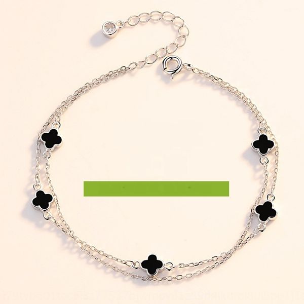 pure silver double-layer four leaf grass bracelet for women korean version simple personality student forest girl friend bracelet gift gift, Golden;silver
pure silver double-layer four leaf grass bracelet for women korean version simple personality student forest girl friend bracelet gift gift, Golden;silver