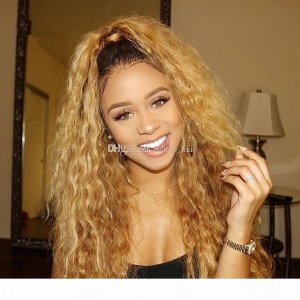 kinky curly ombre lace wig 1b #27 full lace wigs human hair unprocessed brazilian lace front wigs baby hair for black women, Black;brown
kinky curly ombre lace wig 1b #27 full lace wigs human hair unprocessed brazilian lace front wigs baby hair for black women, Black;brown