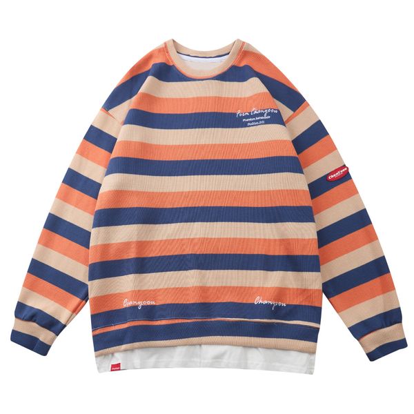 2021 new ss hip hop streetwear sweatshirt mens patchwork stripe harajuku hoodie winter long sleeve pullover cotton orange uqf8, Black
2021 new ss hip hop streetwear sweatshirt mens patchwork stripe harajuku hoodie winter long sleeve pullover cotton orange uqf8, Black