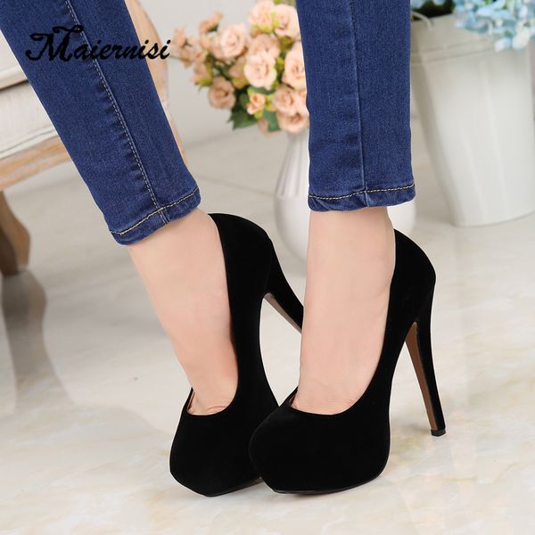 maiernisi super high heels shoes flock platform heeled shoes pumps women night club thin heel plus big size 14cm high heels c1011, Black;white
maiernisi super high heels shoes flock platform heeled shoes pumps women night club thin heel plus big size 14cm high heels c1011, Black;white