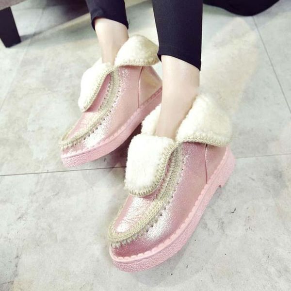 winter velvet waterproof pu leather women snow boots new hand-stitched non-slip women boots keep warm shoes, Black
winter velvet waterproof pu leather women snow boots new hand-stitched non-slip women boots keep warm shoes, Black