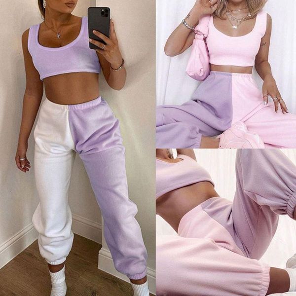 women color block patchwork harem pants elastic high waist loose sports jogger sweatpants winter warm lounge streetwear, Black;white
women color block patchwork harem pants elastic high waist loose sports jogger sweatpants winter warm lounge streetwear, Black;white