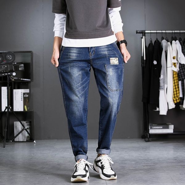 dcmwy trendy brand fashion casual jeans and jeans men's korean harem loose plus size style versatile fat skinny pants casual pants knqy, Blue
dcmwy trendy brand fashion casual jeans and jeans men's korean harem loose plus size style versatile fat skinny pants casual pants knqy, Blue